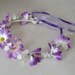 Ultra Daisy Headwreath, purple lavender hair accessories Flower Crown silk flower hairwreath music festivals EDC bridal headpiece