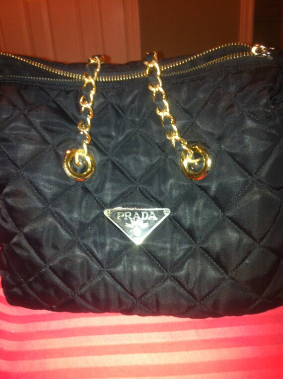 Vintage quilted Prada handbag