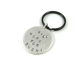Custom Keychain: Personalized Graduation Gift (Will Work for Sushi)