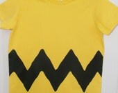 The Charlie T Shirt with Sqiggily Zig Zag Motif