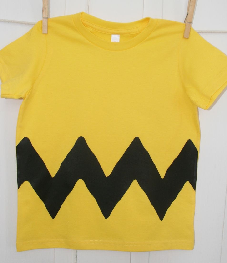 The Charlie T Shirt with Sqiggily Zig Zag Motif
