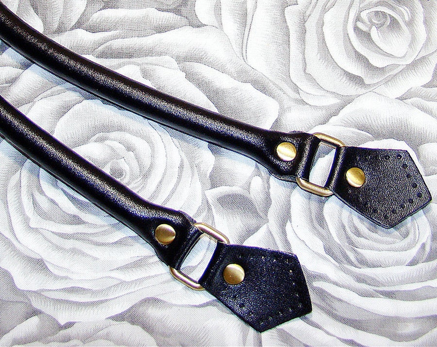 Ships from USA LONG 34" Brass hardware purse handles