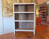 Bookcase Bookshelf Reclaimed Barn Wood Rustic Handmade Shelf Large