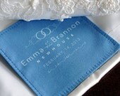 Something Blue Personalized Wedding Dress Label Contemporary