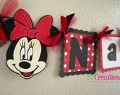 Minnie Mouse Name Banner in Red Il_170x135