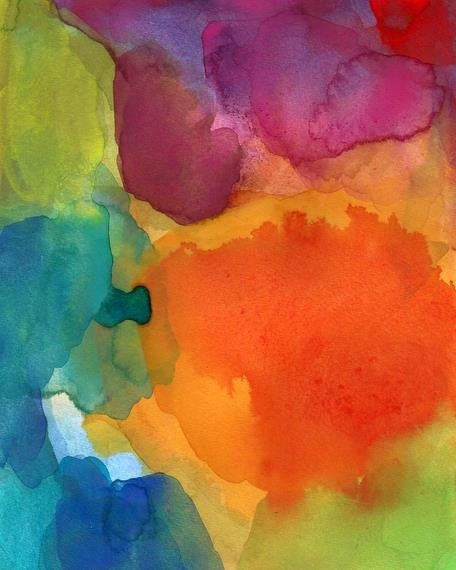 Art Print, Watercolor Painting, 16 x 20 large, Metamorphosis