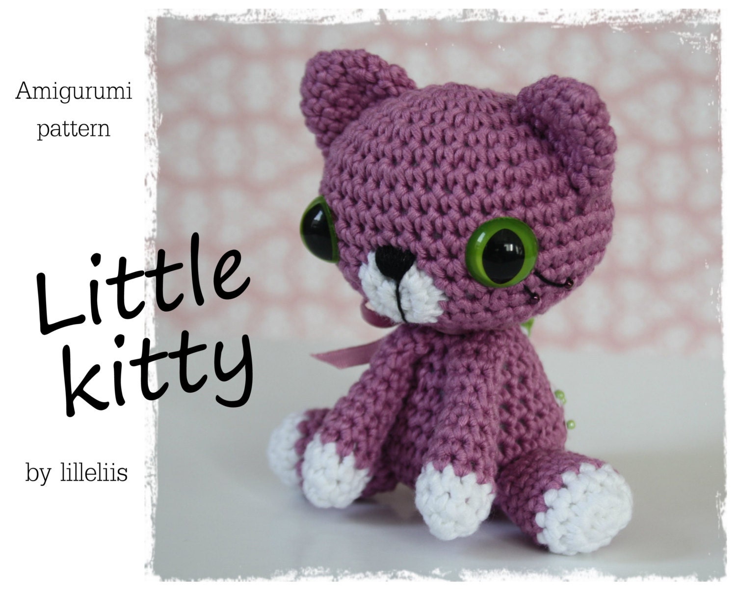 PATTERN - Little kitty (crochet, amigurumi)