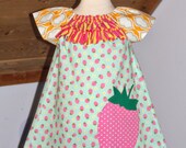 2T RTS Strawberry Pop Rocks A Line Dress
