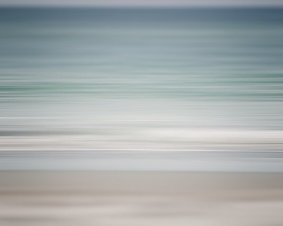 Pastel Blue Abstract Art, Modern Nautical Beach Decor, Blue, Grey, Beige, Neutral Contemporary Abstract Print .