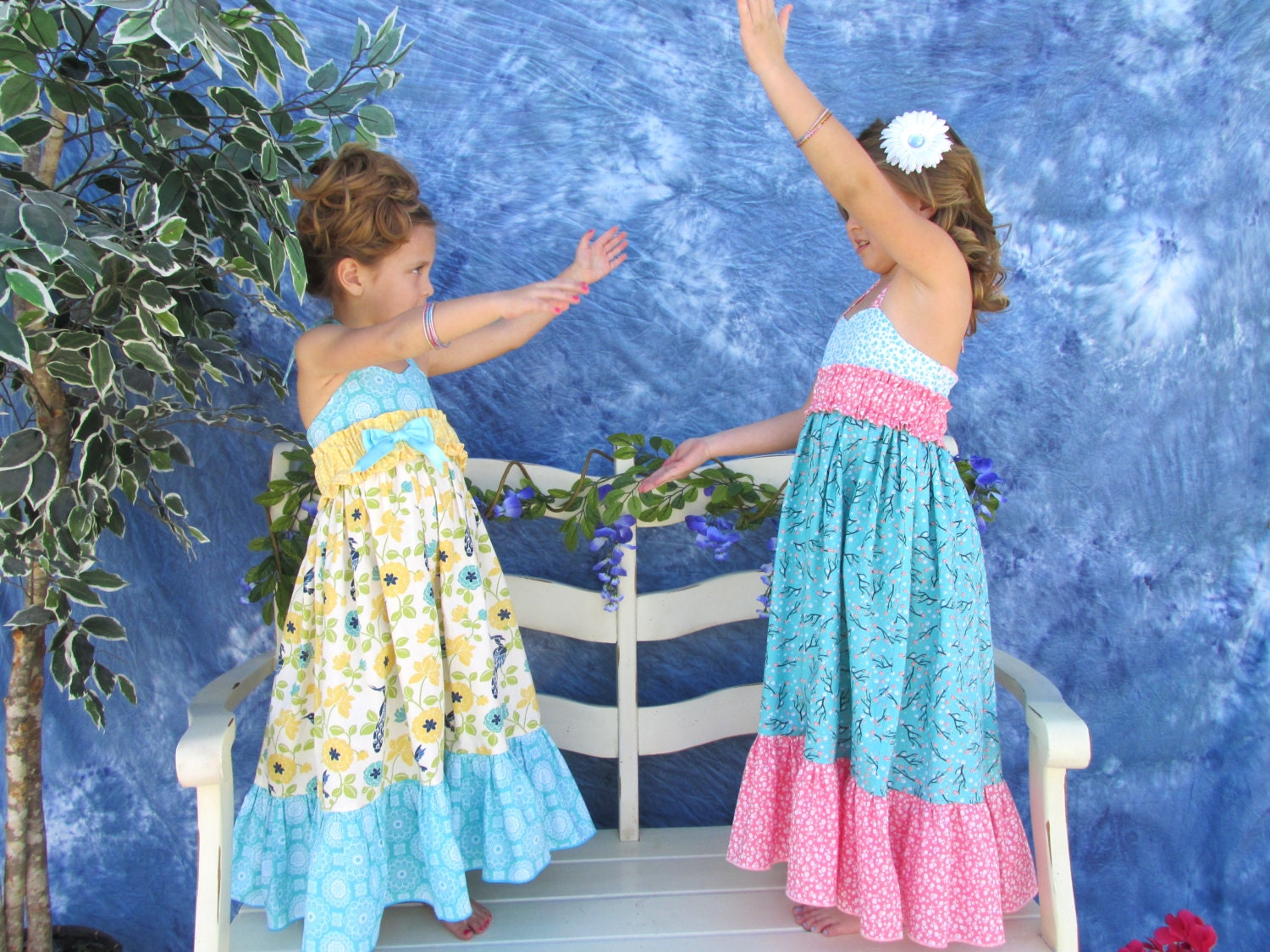 Girls Maxi Dress size 1t, 2t, 3t, 4t, 5t, 6