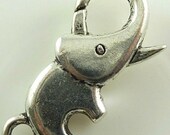 10 Lucky Tibetan Elephant Clasps /  Charms