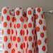 More Colors - Pair of Designer Custom Curtain Panels 50 x 120 JoJo with Grommets Tangelo Dot