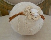 Brown Silk Lace  Headband