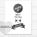 Graphic Art Print "waking up next to you is my favorite" 8x10 in Black and White by yellow heart art