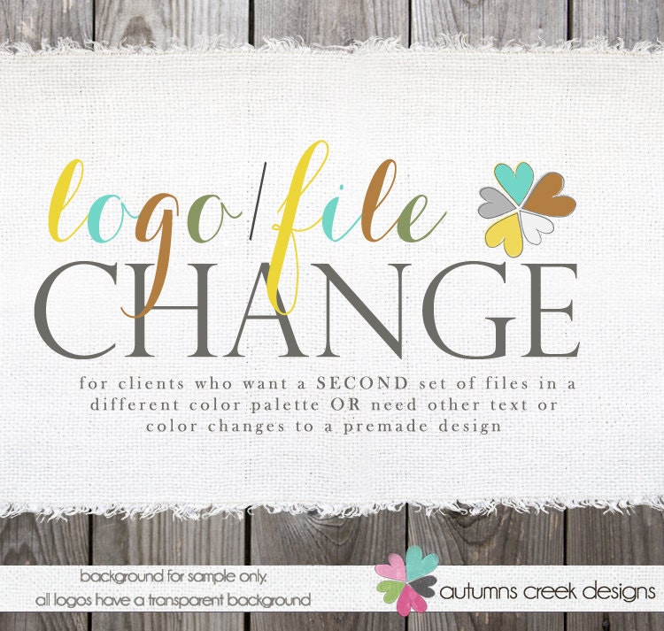 Add-on Color Change Autumn's Creek Designs
