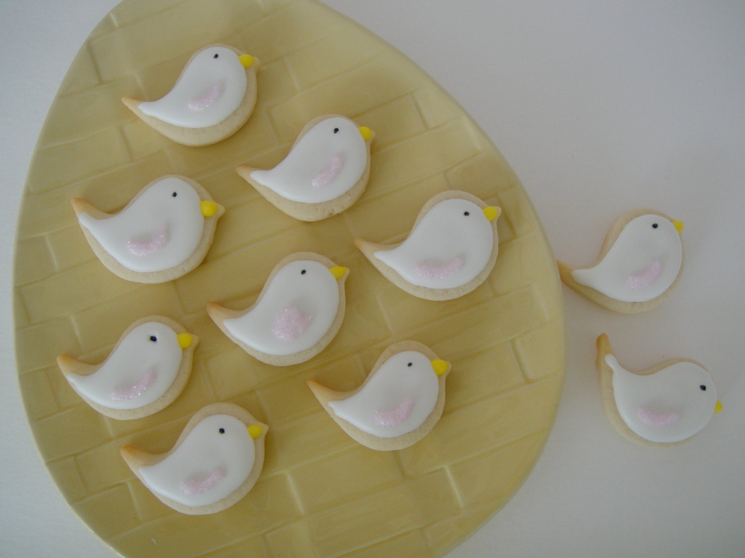 Lovebirds Iced Sugar Cookies - Oh So Small - Mini (3 Dozen)