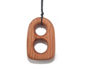 Wooden Teething and Nursing Necklace, Jewelry for Mom & Teether for Baby - Funky