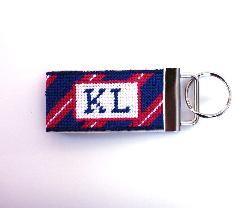 Needlepoint Kit - Monogrammed Key Fob
