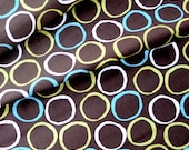 Organic Cotton Fabric by Monaluna, Circles from Monaco collection, 20% off