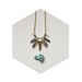 HALF OFF Ruins Necklace - Smoky Quartz Spears on Vintage Snake Chain