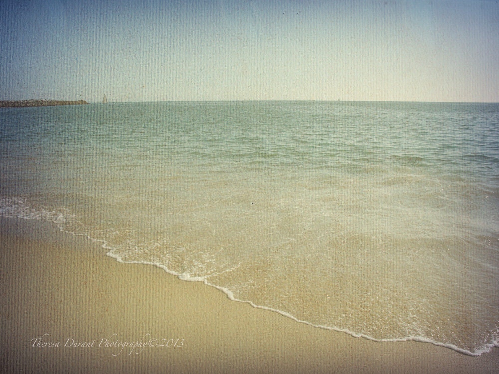 Summers Promise- wall decor- beach look- ocean scene- summer-