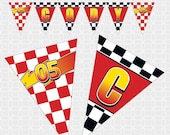 Lightening McQueen-ish Party Theme Banner - Personalized Printable with BONUS Il_170x135