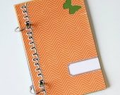 Spring Fever Mini Album Kit No. 1 - Walk in the Park - Orange Chevron