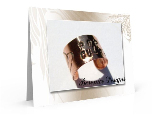 Pop Culture Copper Ear Cuff