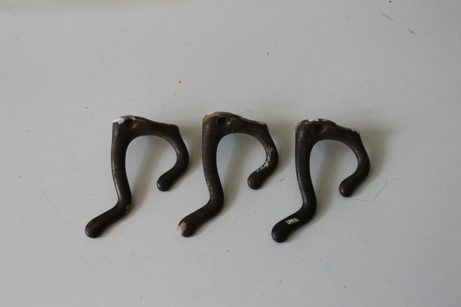 Vintage Wall Hooks- Set of Three