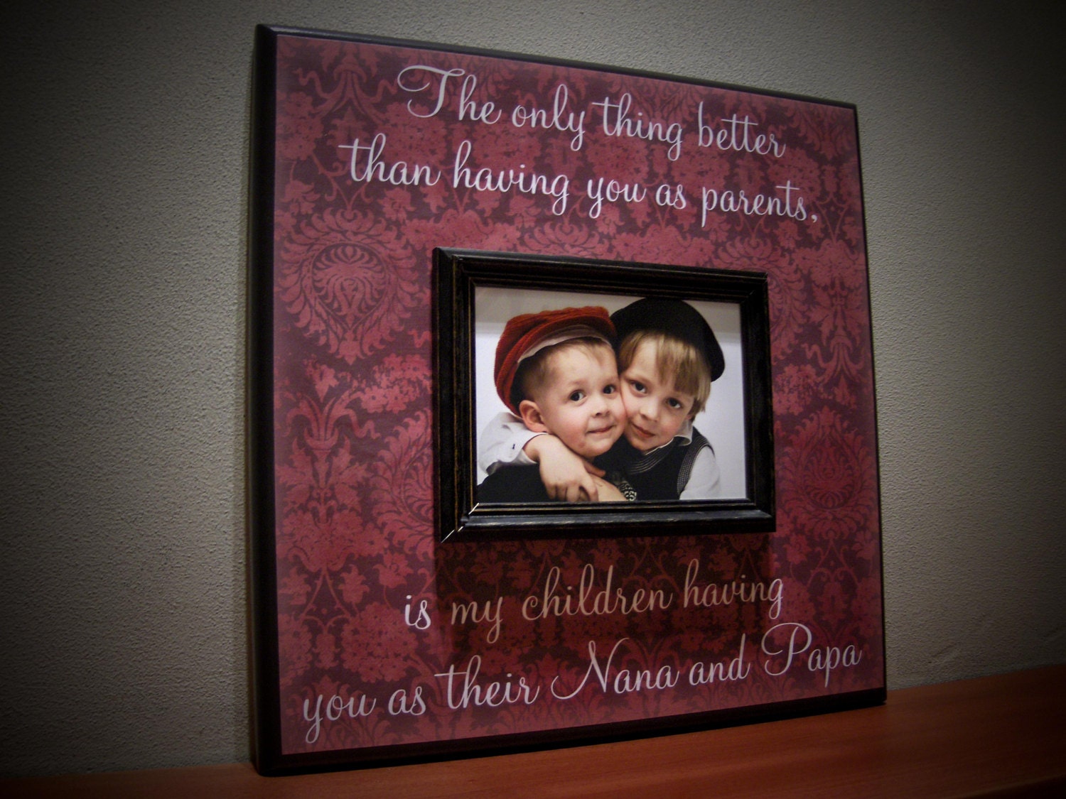 Custom Grandparents Frame, Grandpa, Grandma, Nana, PaPa, Mimi, Gigi, The Only Thing Better, Grandparents, Appreciation