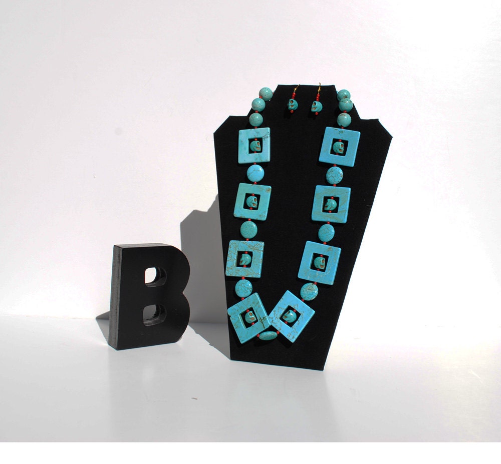 Day of the Dead Chunky Necklace and Earnings