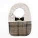 Linen Bib. Plaid by Lovely Home Idea