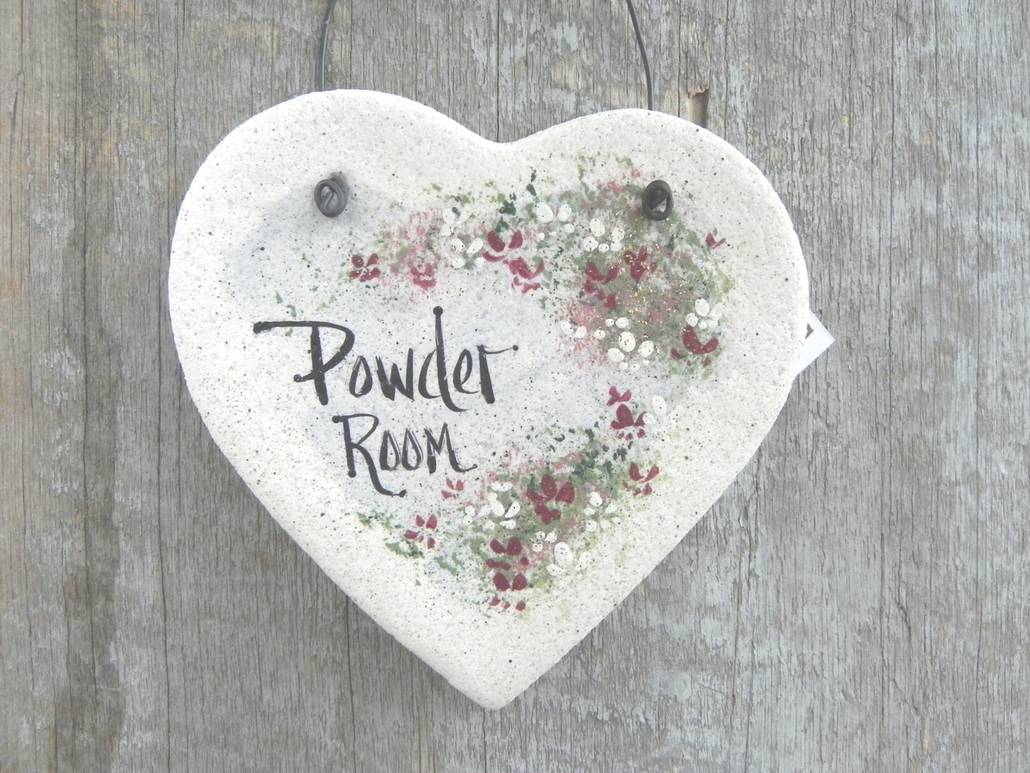 Powder Room Door Knob Hanger Salt Dough Ornament