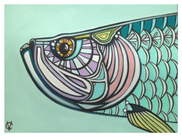 Tarpon Painting By Carin Vaughn 16"x20"