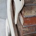 Wedding Guestbook Wooden Letter S 24" Distressed Ivory, all letters many colors available