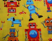 Adjustable Nursing/Breastfeeding Or Bib Clip/Strap, Bright Robots