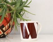 SALE / / / Vintage Letter W Coffee Mug Made In USA
