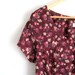 vintage 90s romper jumpsuit / floral print romper dress / babydoll dress / flowy summer boho dress