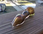 Purple Sable Spiral Glass Tobacco Pipe