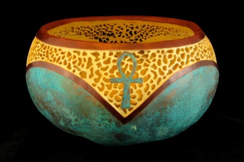 Keys of Life Gourd Bowl