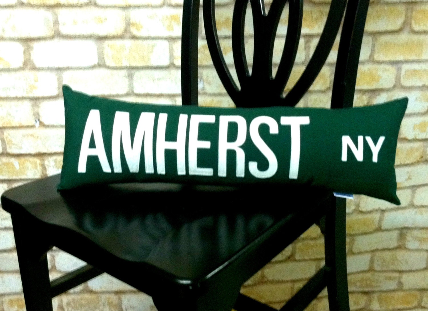 Amherst NY Street Sign Pillow or You Pick the Street or Any Other City at no Extra Cost
