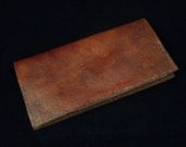 Handcrafted Leather "Razor" Checkbook Cover