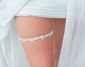 Ashlyn, Wedding Garter, Toss Garter,  Heirloom Garter, Keepsake Garter, Bridal Garter, Rhinestone Garter