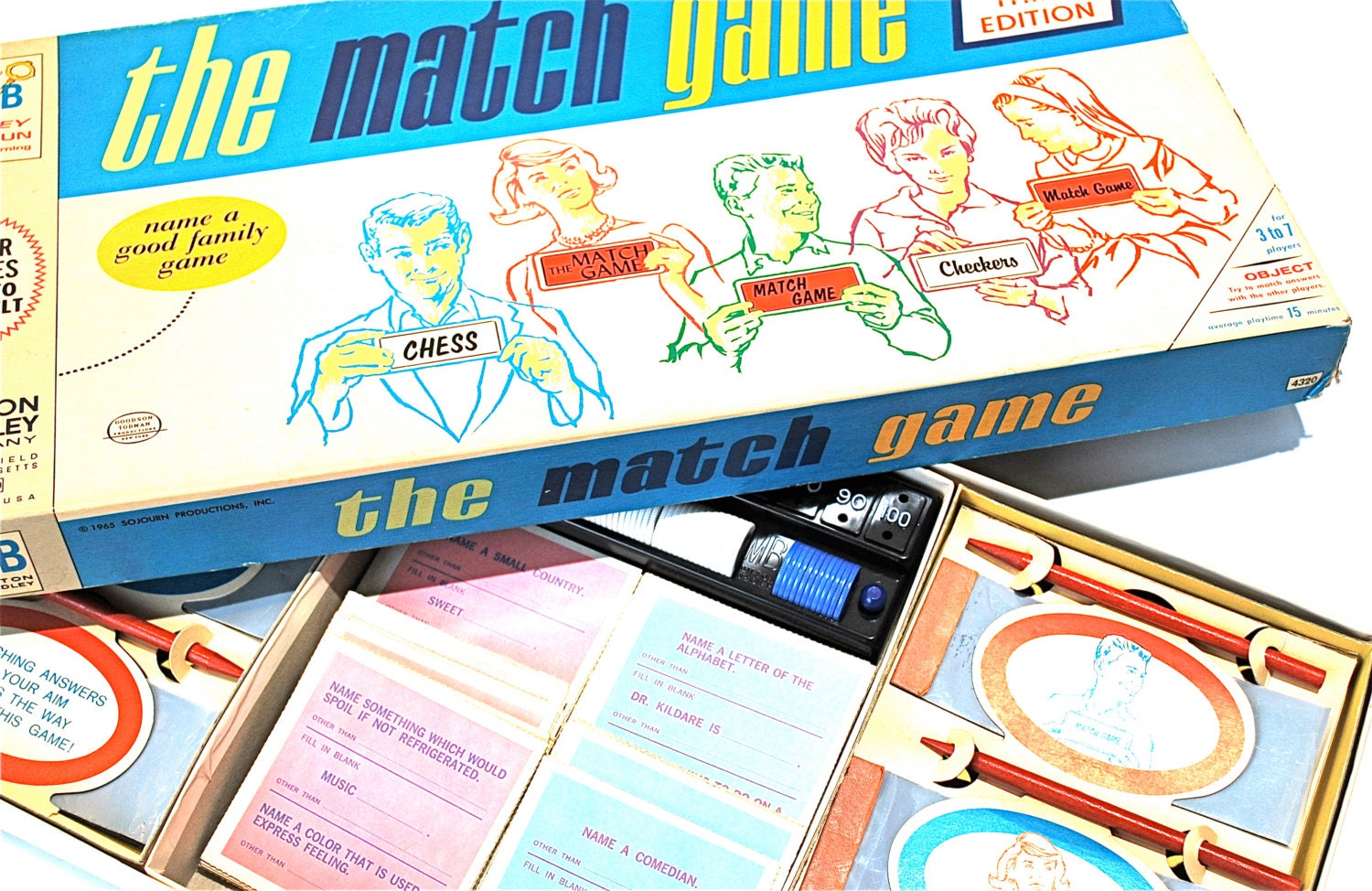 The Match Game by Milton Bradley 3rd Edition