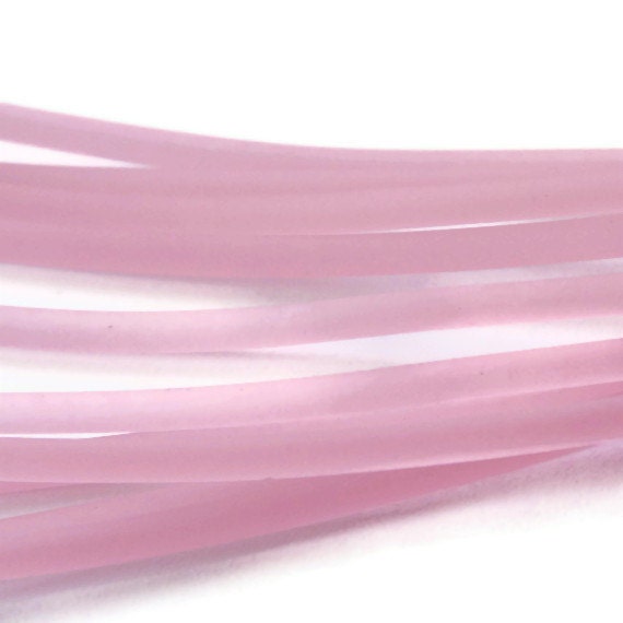pink Rubber cord 3mm - WISHsupplies
