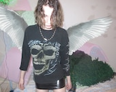 90s skull shirt S