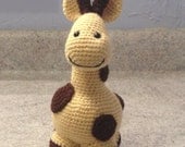 Giraffe - Stuffed Animal - Amigurumi - crocheted toy