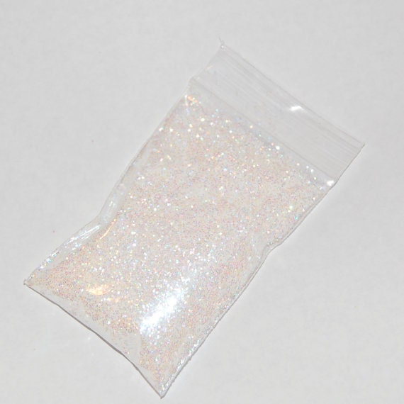 Holographic White Solvent Resistant Glitter