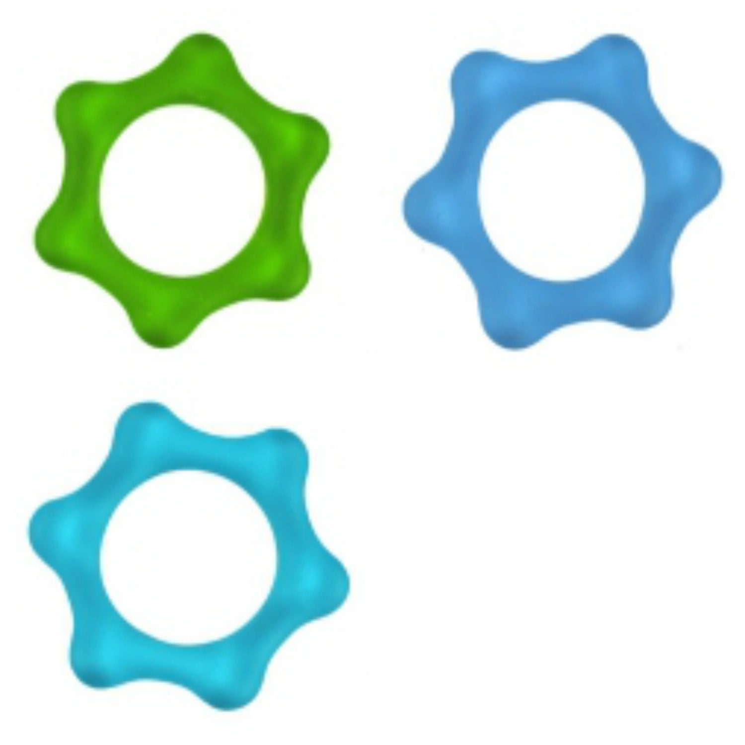 Recycled Glass Sprocket - 32mm Glass Sprocket - 100% Recycled Glass - Eco Friendly - Steampunk