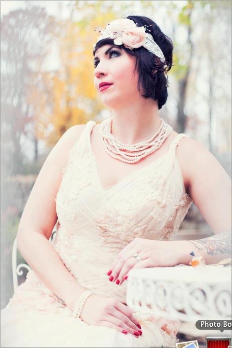 Custom Made Hand-embroidered Whimsical Wedding Crisscross Long Dress